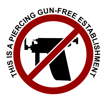 knowledge-youngclient-gunfree piercing gun free establishment image
